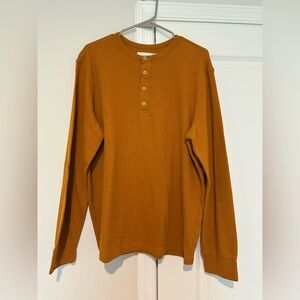 Goodfellow & Co. Orange Henley Shirt
